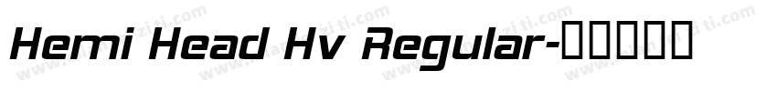 Hemi Head Hv Regular字体转换
